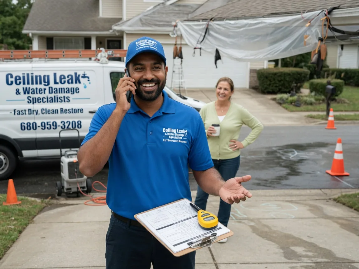 Ceiling Leak Cleanup Glenwood, MO FAQs
